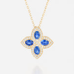 Saphir bleu | Or jaune 750 ‰