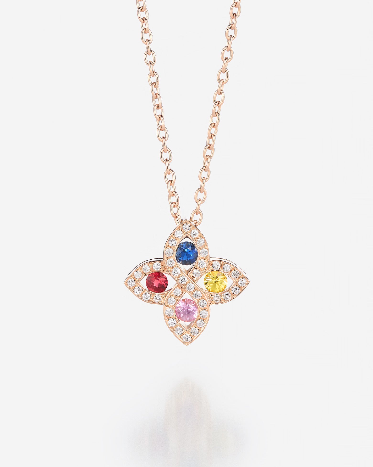 Saphirs Multicolors | Or rose 750 ‰