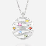 Saphirs Multicolors | Or blanc 750 ‰