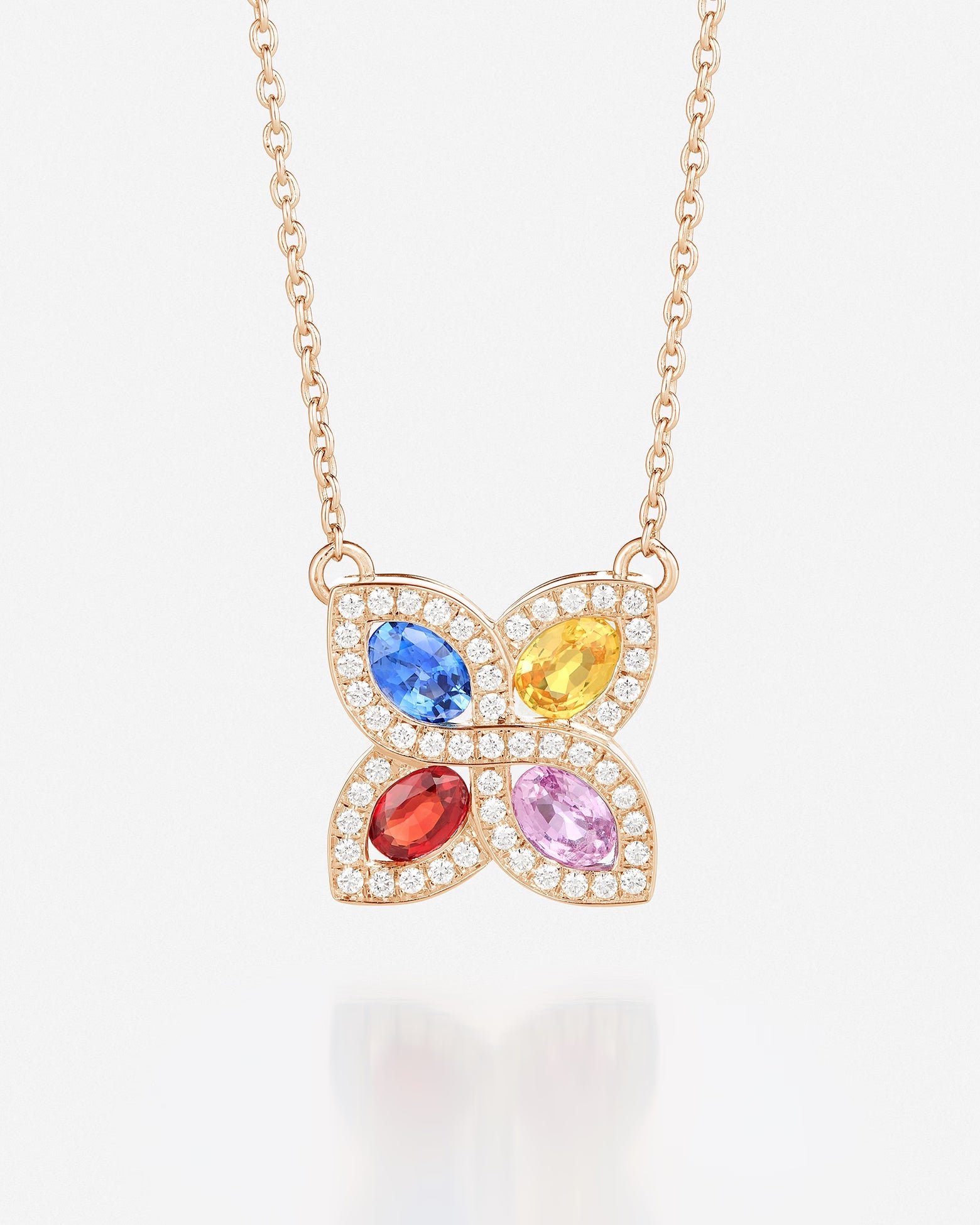 Saphirs Multicolors | Or rose 750 ‰