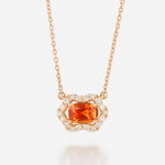 Saphir Orange | Or rose 750 ‰