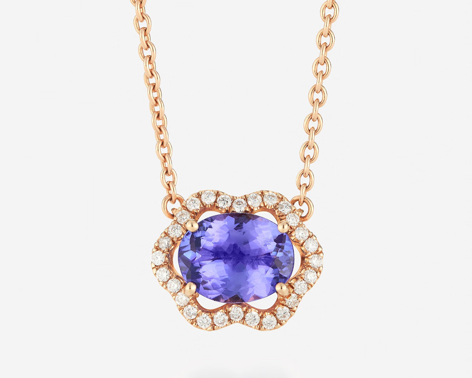 Tanzanite | Or rose 750 ‰