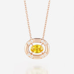 Saphir Jaune | Or rose 750 ‰