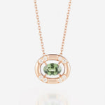 Saphir Vert | Or rose 750 ‰