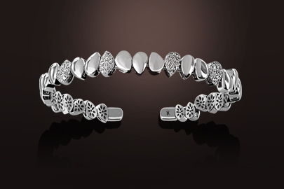 bracelet or blanc diamant
